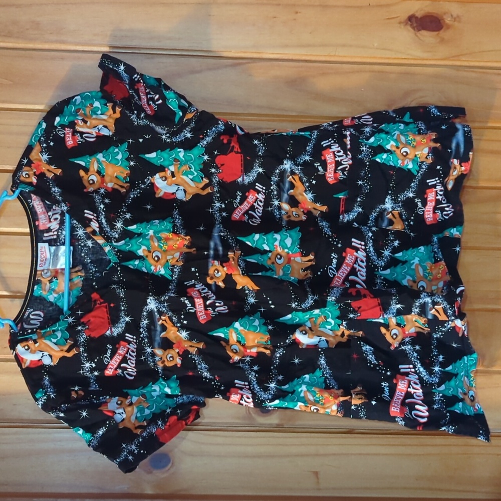 Black Graphic Women's Top